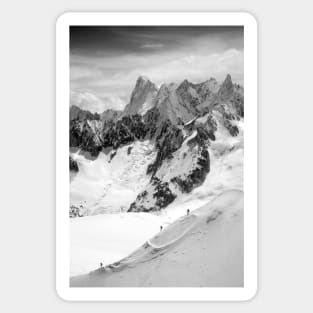 Chamonix Aiguille du Midi Mont Blanc Massif France Sticker